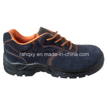 Sports Style Suede Leather Safety Shoes Low Cut Ankle (HQ05074)